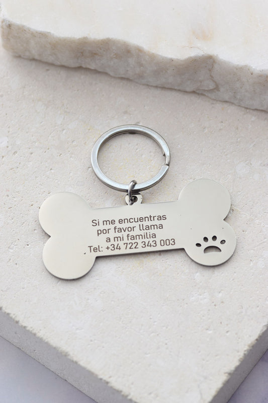 Placa identificativa para perro 6 cms*3 cms