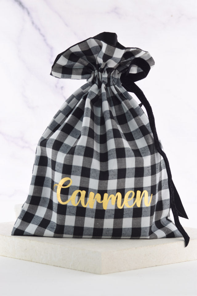 Bolsa vichy personalizada