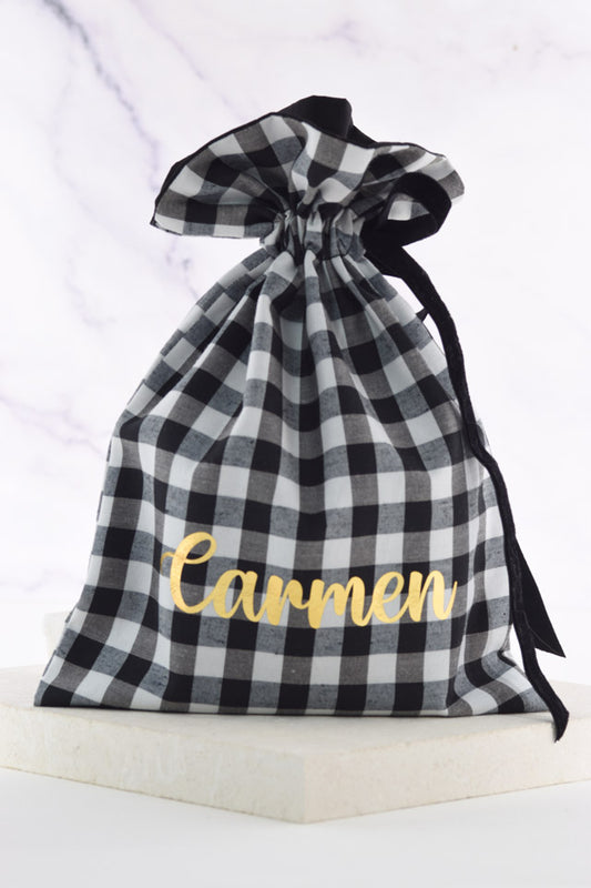 Bolsa vichy personalizada