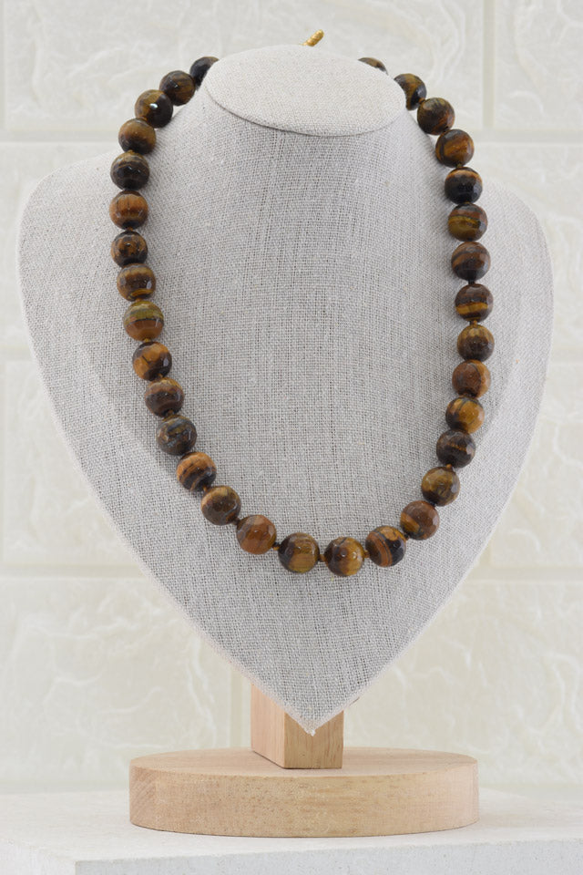 Collar ojo de tigre