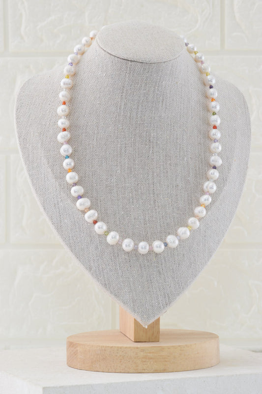 Collar Perlas y circonitas
