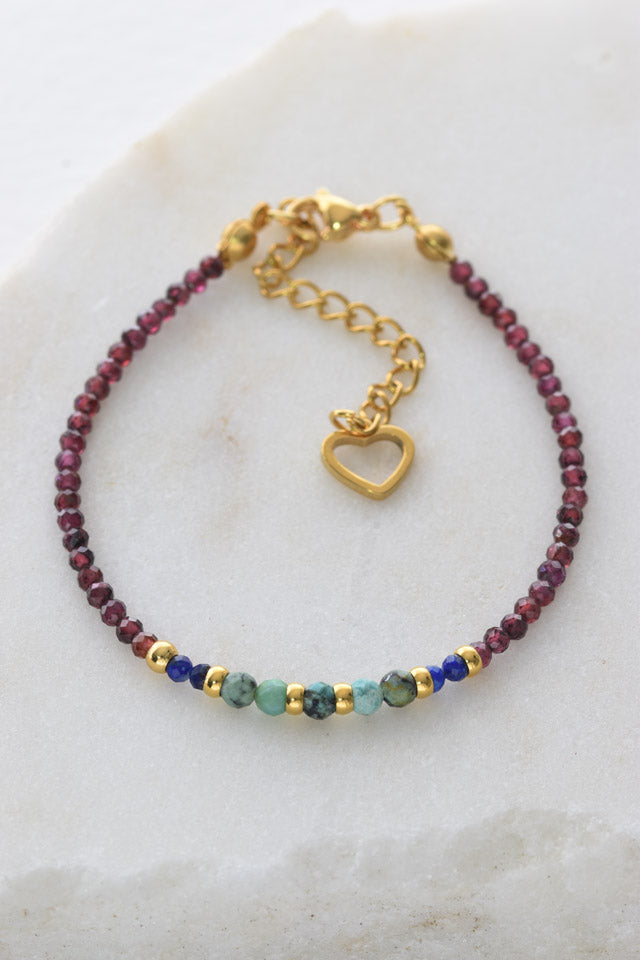 Pulsera granates
