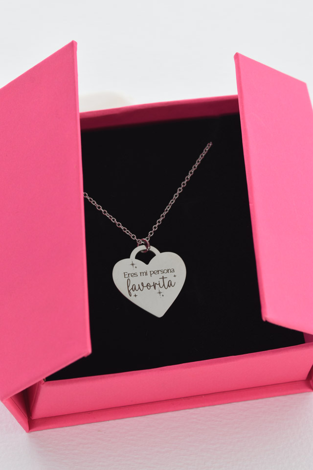 Colgante corazón personalizado