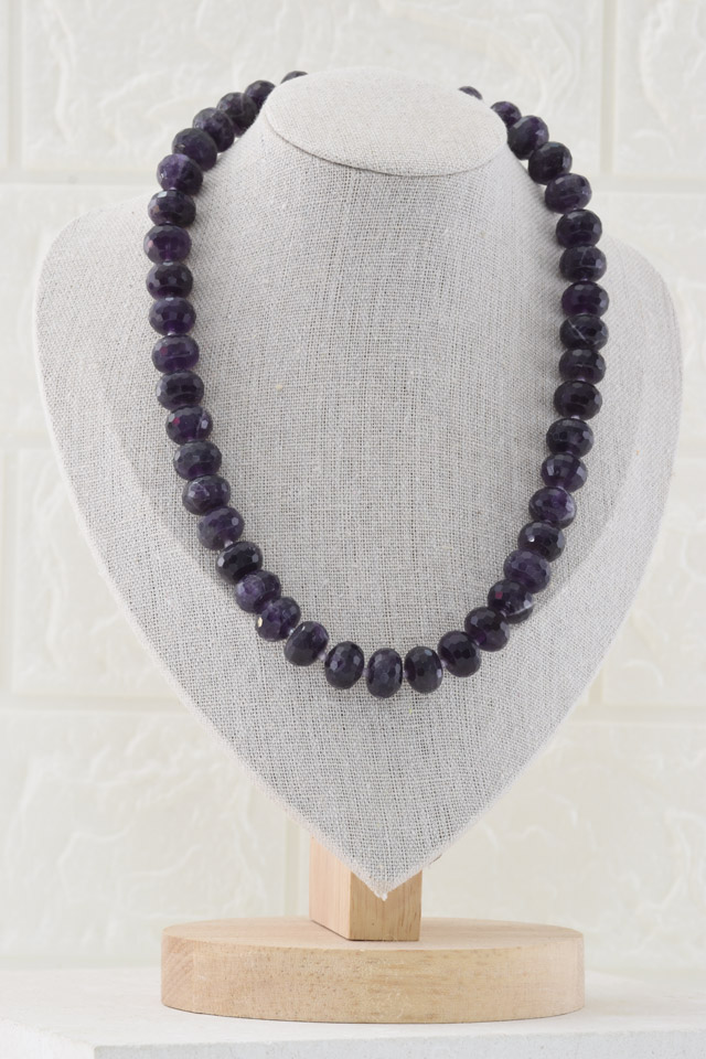 Collar Amatista Facetada