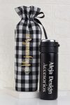botella-acero-inoxidable-con-bolsa-personalizada-vichy-negra