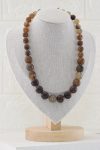 Collar Ágatas Marrón